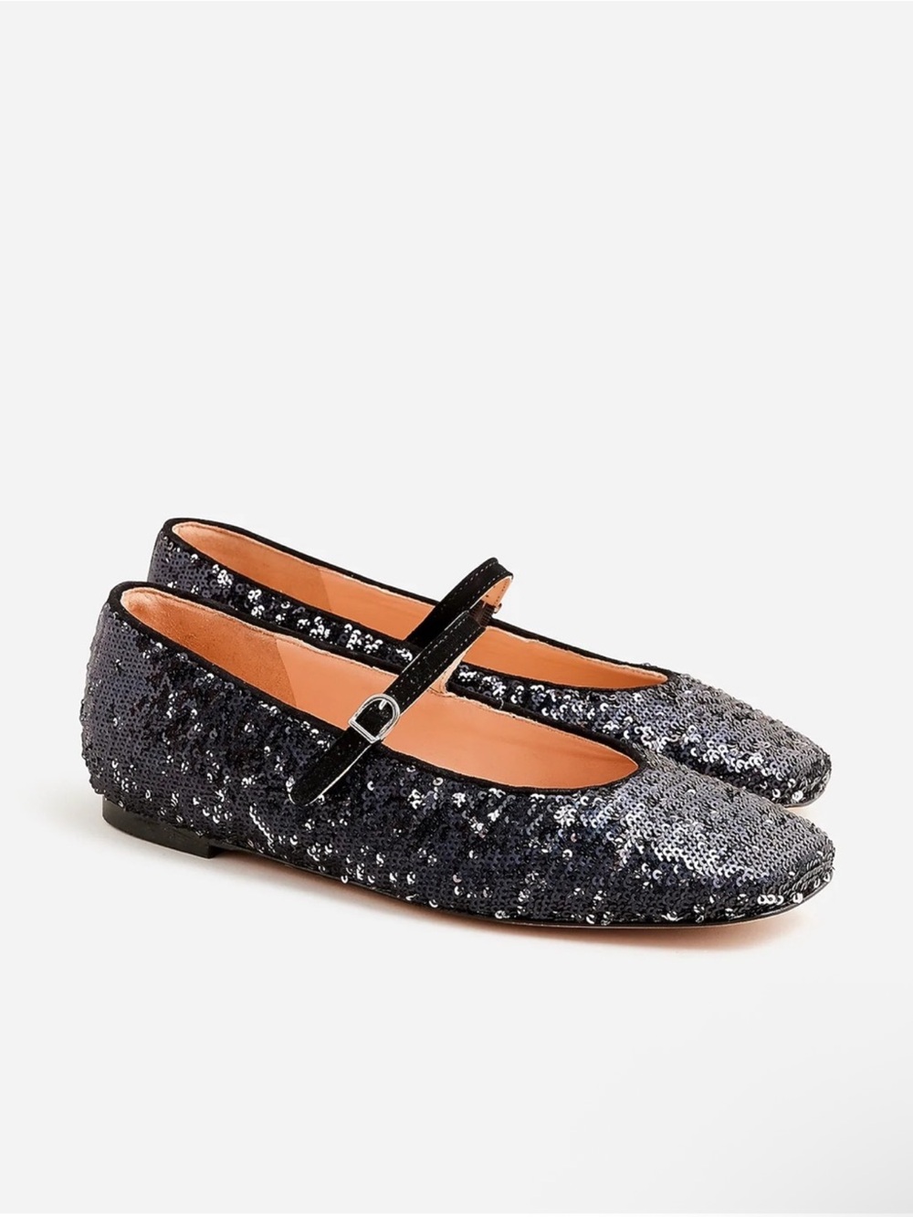 J. Crew enya sequin Mary Jane ballet Flats